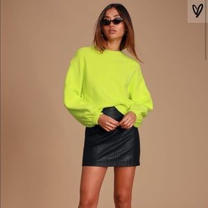 Lulus neon sweater